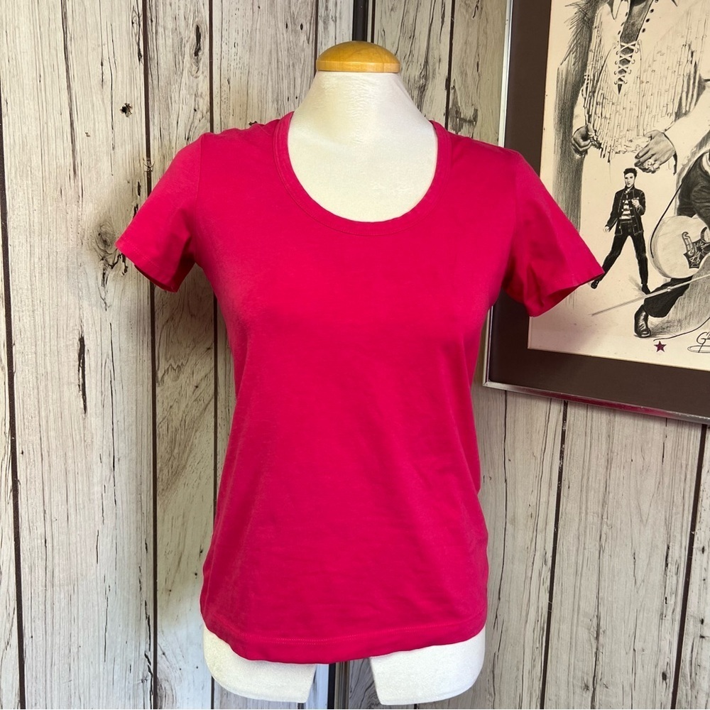 Chicho's Bright Pink Summer Cardigan and Matching Tee - Women's Size Small - Picture 3 of 8